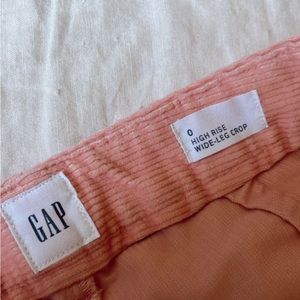 GAP high rise wide leg drop size 0
